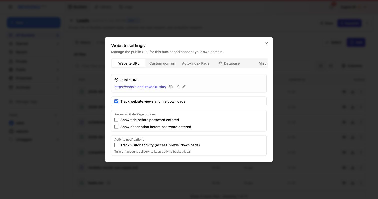 Access notification after a protected app visit