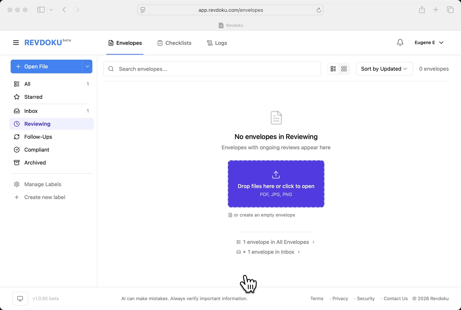Use Case: Review an Invoice