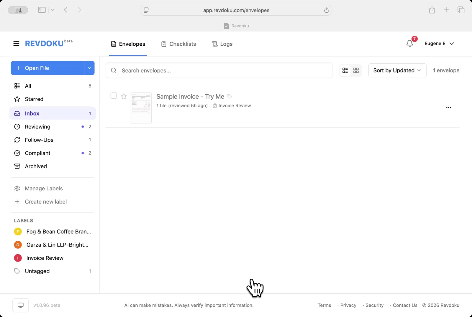 Use Case: Review a Resume